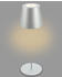 Briloner LED Tischlampe kabellos mit Touch 36x10,5cm Chrom-Matt