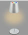 Briloner LED Tischlampe kabellos mit Touch RGB+W 36x10,5cm Chrom-Matt