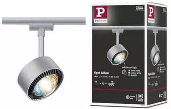 Paulmann URail Aldan LED-Spot, chrom matt, Metall, CCT – Paulmann URail Aldan LED-Spot: Eleganz und Funktionalität vereint