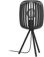EGLO Tischleuchte "Tischleuchte ROMAZZINA, exkl. E27, Stahl, Tischlampe" E27 Stativ