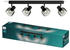 Philips Deckenleuchte Sleet in Schwarz-transparent und Schwarz E14 4-flammig