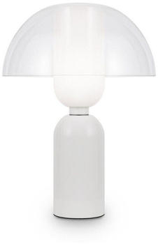 Maytoni Tischleuchte Memory in Weiß und Transparent E14