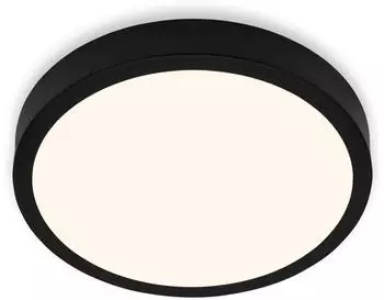 Briloner Wandleuchte + Deckenleuchte LED Aufbauleuchte schwarz, 1xLED/24W (2900 lm)