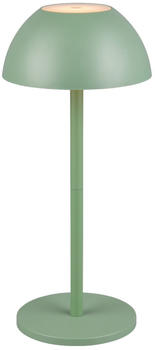 Trio Tischleuchte RICARDO LED AKKU D13.5 H30cm gr&uuml;n