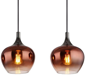 Globo Hängeleuchte MAXY 4-flammig schwarz matt – Elegante Beleuchtung für moderne Wohnräume