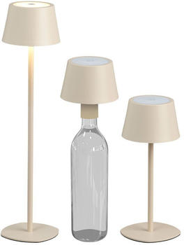 Northpoint 3in1 LED Tischlampe beige