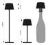 Northpoint 3in1 LED Tischlampe beige