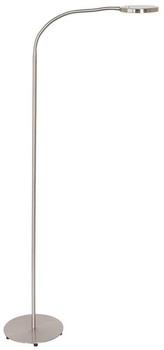 Mexlite LED Stehleuchte Platu Silber 10W 900lm silber