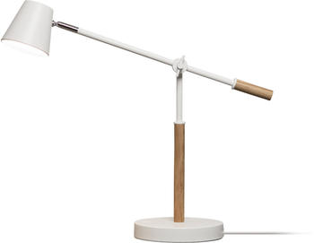 Unilux LED-Tischleuchte Vicky wei&szlig; Buche