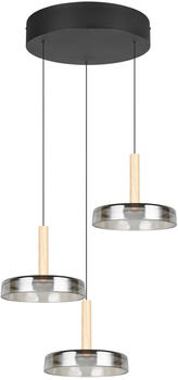 Trio LED-Pendelleuchte 1flg schwarz