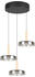 Trio LED-Pendelleuchte 1flg schwarz