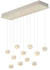 Musterring LED-Pendelleuchte 11flg weiß Cannon 200 cm