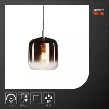 SLV Pendelleuchte PANTILO 20 max 15W E27 kupfer 200mm ( 1003005) – Warmes Licht für behagliche Momente
