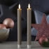 Marelida LED Stabkerzen LIV 25cm 2er Set Grau