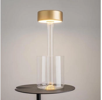 Maytoni LED Tischleuchte Ai Collaboration Gold/Transparent 3W 120lm gold