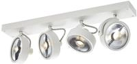 SLV KALU CW, Indoor Wand- & Deckenaufbauleuchte, QPAR111, 4x, wei&szlig; - Wei&szlig;