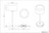 lightling LED Tischlampe Julien Ø 12 cm H30 cm