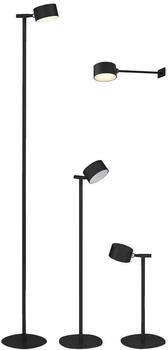 Northpoint LED Akku Stehlampe 3000K schwarz