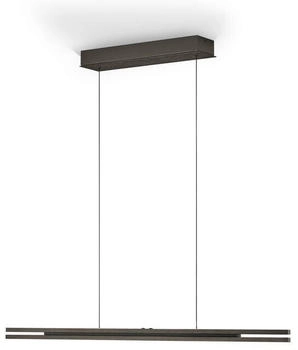 B-Leuchten LED-Hängeleuchte Ben 5x150x110 cm Bronze eloxiert