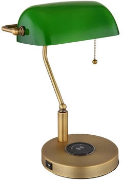 Globo Schreibtischleuchte Tischleuchte kabelloses Laden RGB LED dimmbar [EEK: F]