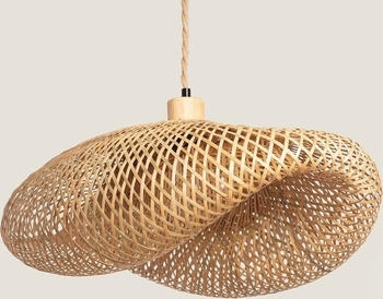 LEDKIA LIGHTING Pendelleuchte Bambus Kathu Karatasi Natürlich