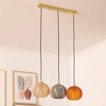 LEDKIA LIGHTING Pendelleuchte Glas Big Klimt Mehrfarbig