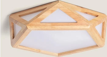 LEDKIA LIGHTING LED-Deckenleuchte 20W Holz Wählbar CCT Altigen Holz