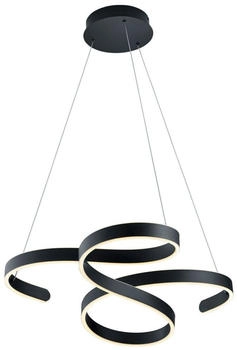 ETC Shop LED Pendelleuchte, anthrazit, Switch Dimmer, L 72 cm