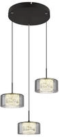 GLOBO LIGHTING LED Pendelleuchte "FOGSY" LED-Modul 1 Stk. Tageslichtwei&szlig;