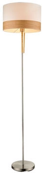 Globo Stehleuchte Wohnzimmerlampe Stehlampe beige natur 170cm [EEK: Nicht bewertet]