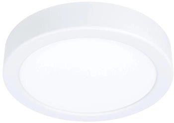 Eglo LED-Deckenleuchte rund Idun (9,5 W, &Oslash; x H: 17 x 3 cm, Wei&szlig;, Neutralwei&szlig;) (75742)