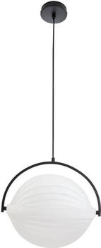 Lucande Hängeleuchte Helva, weiß,1-flg., Ø40cm,verstellbar