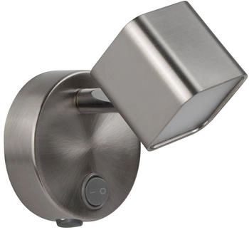 Searchlight Vierfache Deckenleuchte Stahl Silber Polycarbonat Chrom Led 5W 3000K