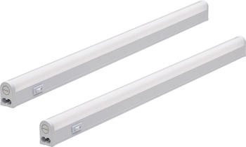 Oktaplex Oktaplex LED Unterbauleuchte Riga 2er Set Küche 54cm Neutralweiß 4000K 230V mit Schalter (17013.4K)