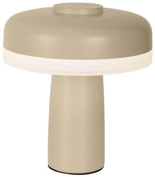 Näve Tischleuchte Tischlampe kabellos mit Akku Touch Dimmer Tischleuchte Dimmbar Braun (3196411)