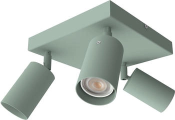 Lumicom L+ Deckenleuchte, aus Metall, Form, Maße 30 x 30 x 15 cm, Farbe Grün, Made in Italy (303006000136)