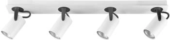 Beliani Deckenleuchte, Weiß, Metall, Gu10, 62x12x7 cm, , Innenbeleuchtung, Deckenleuchten (800000475151)