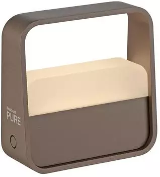 Paul Neuhaus PURE LED-Akku-Tischleuchte Pure Go, bronze, Aluminium (4055-97)
