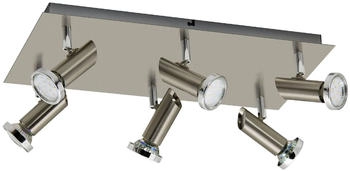 Trango Deckenlampe Nickel matt inkl. 3 Watt LED Leuchtmittel (3093)