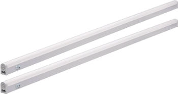Oktaplex 2er Set Oktaplex Unterbauleuchte Küche 114 cm Unterschrankleuchte neutralweiß 4000K 18W mit Schalter (17015.4K)