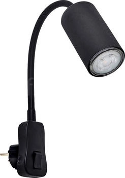 Hofstein Gambellara »Gambellara« moderne Wandlampe aus Metall in Schwarz