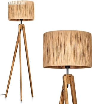 Hofstein Mila Stehlampe aus Holz/Bambus in Natur