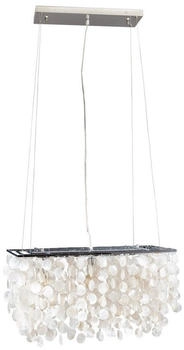 Riess-Ambiente Design H&auml;ngelampe SHELL REFLECTIONS 80cm Muschellampe E27 Perlmutt 80cm H&auml;ngeleuchte (22850)