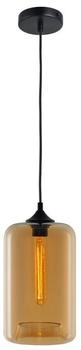 s'luce s.luce Pendelleuchte Glas-Pendelleuchte Cruet Up & Low Amber, Amber, Zylindrisch | Ø 17 cm (800000444256)