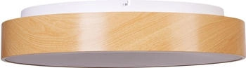 Beliani Deckenleuchte Gold Ringform Stahl und Kunststoff mit Integriertem LED-Licht Runde Form Moderne Beleuchtung (505327)