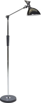 Beliani Stehlampe, Silber, Kunststoff, LED integriert, 52x169x26 cm, , Innenbeleuchtung, Stehlampen (800000471854)