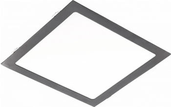 GTV ENERGMiX 24 Watt Eckige LED Einbauleuchte slim Panele in schwarz|300 x 300 x 22mm (B. x L. x H.)|2000 Lumen|Neutralweiß (4000 K)