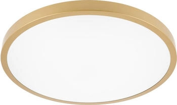 GTV 32 Watt LED Deckenleuchte IP54 für innen und Außen gold rund|400 x 60mm (B. x H.)|Warmweiß|2560 Lumen