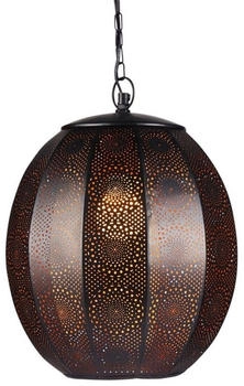 Marrakesch Orient & Mediterran Interior Deckenleuchte Orientalische Lampe Pendelleuchte Konoos 35cm, Schwarz (ra-39816b-sch)