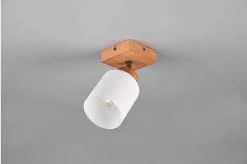 lightling Astrid Strahler, Wandspot Vintage, Ø 10 cm, Höhe: 21 cm, naturbelassen, Naturholz, ohne Leuchtmittel, E14, max: 25W (SL811111N)